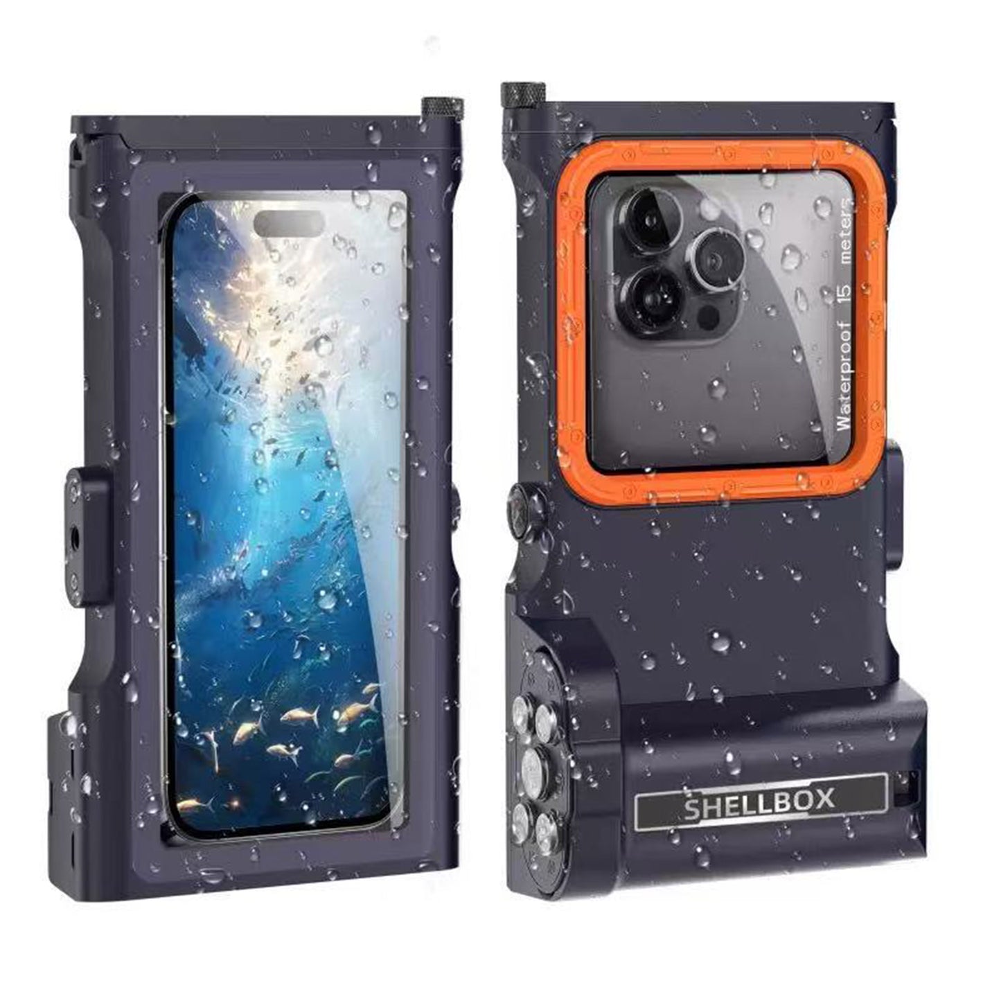Ultramarine Technology 15m Waterproof Professional Diving Phone Case with Bluetooth Controller