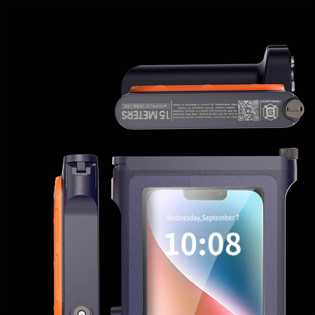 Ultramarine Technology 15m Waterproof Professional Diving Phone Case with Bluetooth Controller