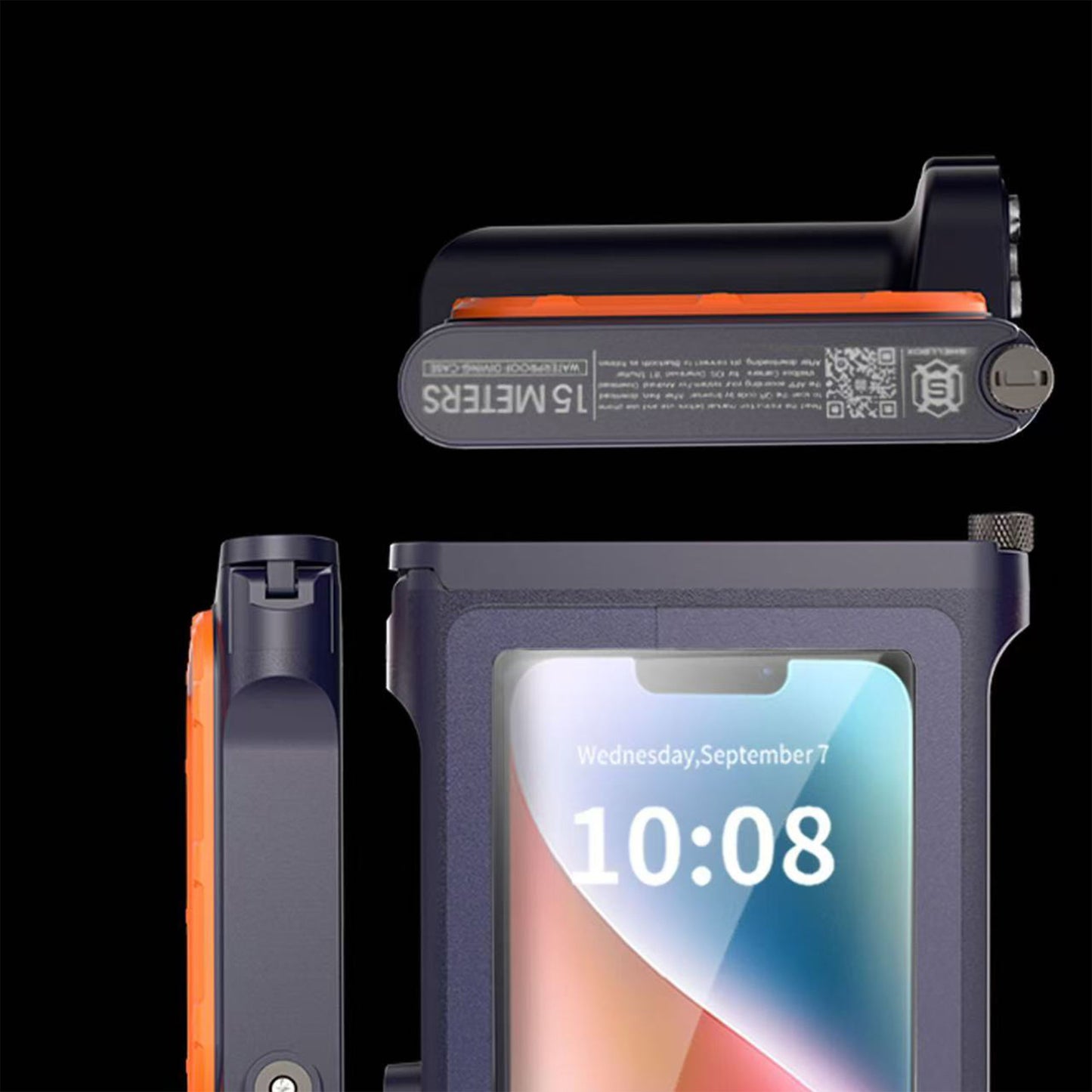 Ultramarine Technology 15m Waterproof Professional Diving Phone Case with Bluetooth Controller