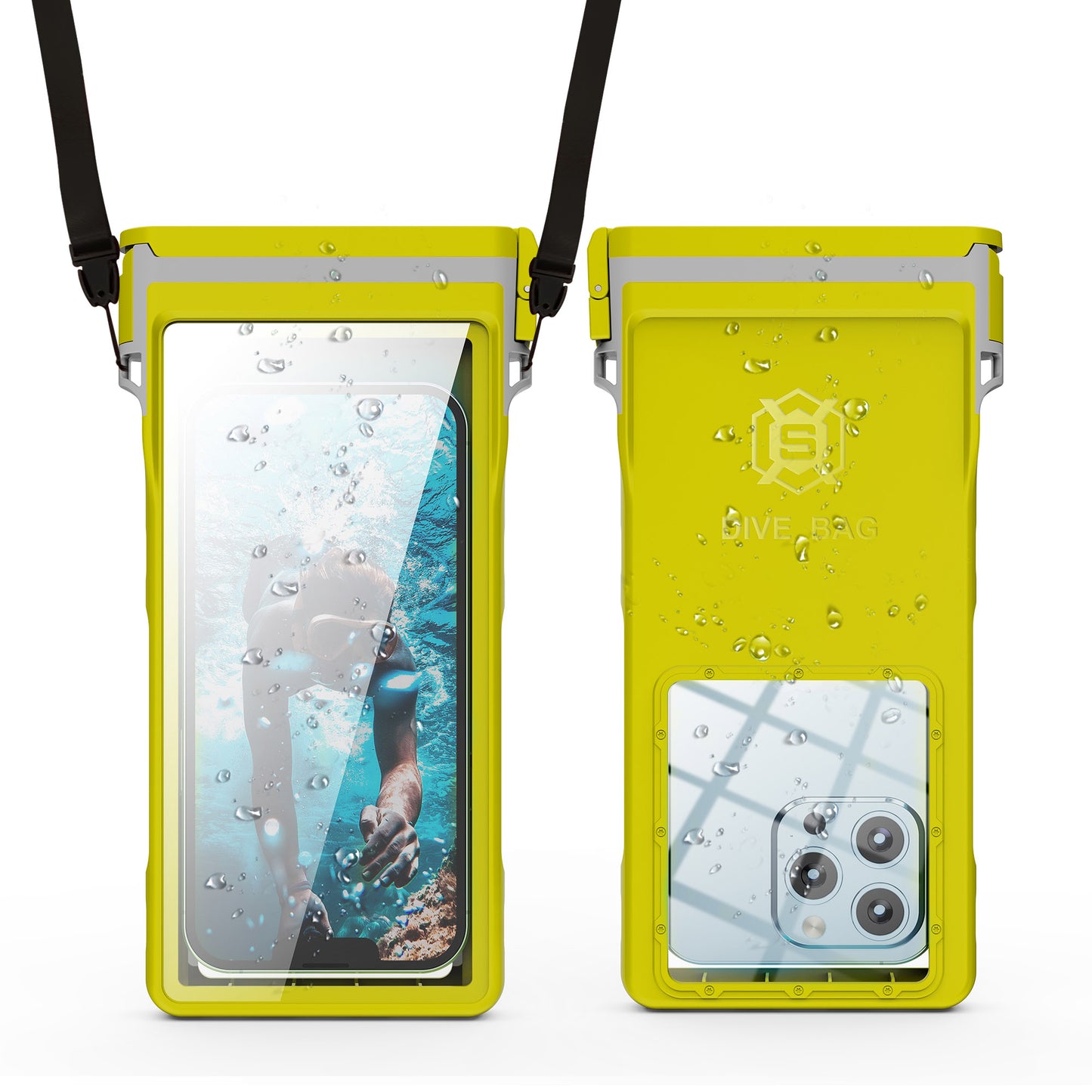 Ultramarine Technology 15M Waterproof Under-Water Phone Case | Universal Diving Pouch Phone Pouch