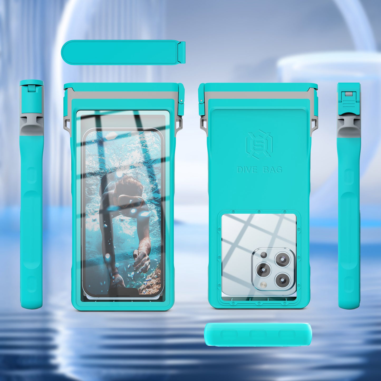 Ultramarine Technology 15M Waterproof Under-Water Phone Case | Universal Diving Pouch Phone Pouch