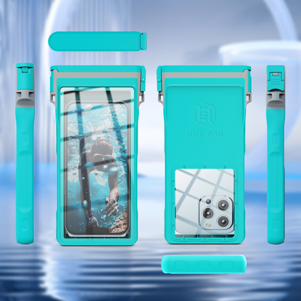 Ultramarine Technology 15M Waterproof Under-Water Phone Case | Universal Diving Pouch Phone Pouch