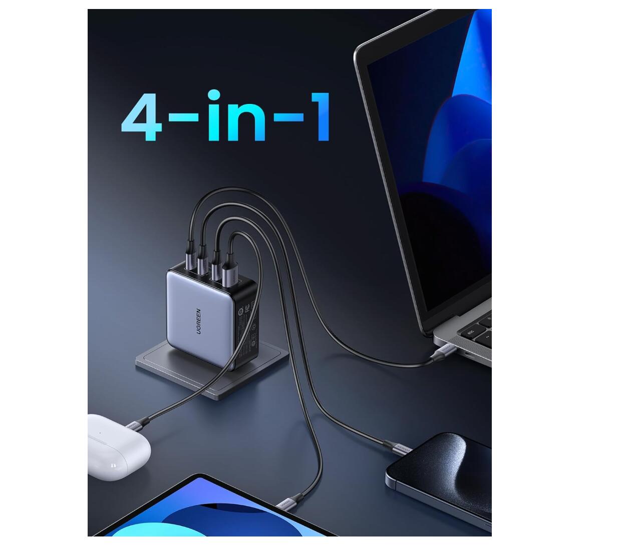 Nexode X 160W USB-C Charger Adapter 4-Port