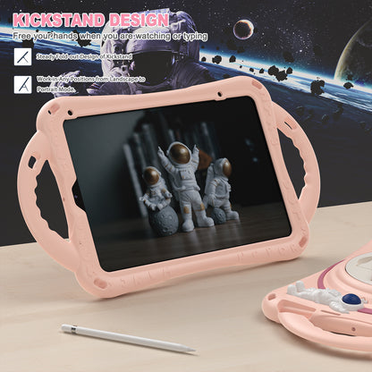 Spaceman Apple iPad Mini 6 Case 360 Rotating Hand Shoulder Strap