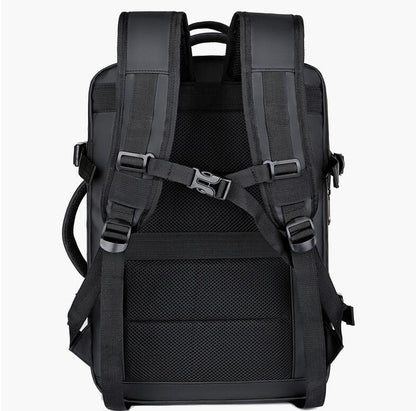 Men's Nylon Backpack Laptop Bag High-end Large Capacity Multifunctional Power Charging