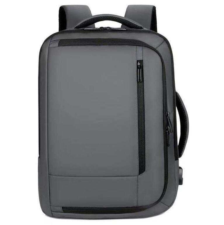 Men's Nylon Backpack Laptop Bag Flim Large Capacity Students Power USB Charging