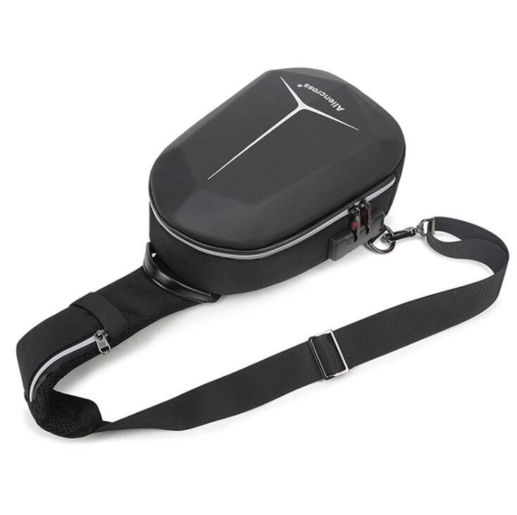 Men's Oxford Fanny Pack Chest Bag Tablet Anti-theft Riding Waterproof USB Diagonal Span