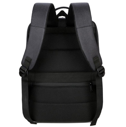 Men's Nylon Backpack Laptop Bag Large Capacity Power USB Charging Multifunction