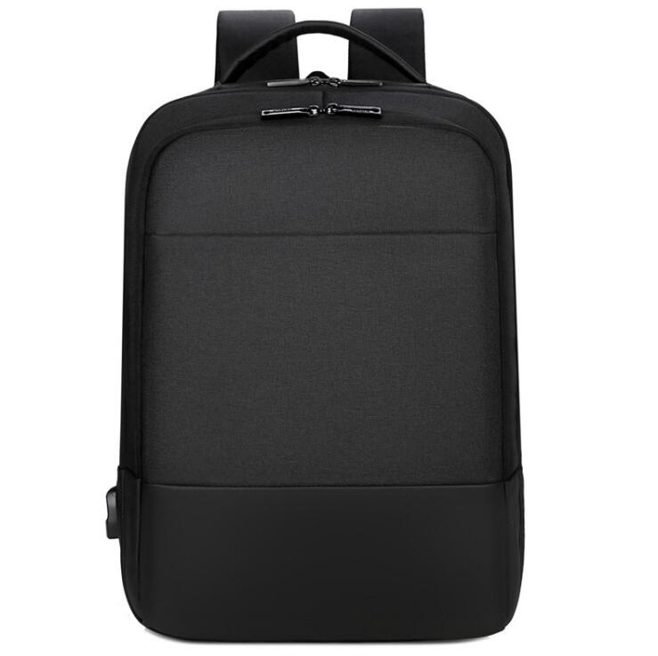 Men's Nylon Backpack Laptop Bag Large Capacity Power USB Charging Multifunction