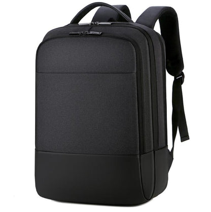 Men's Nylon Backpack Laptop Bag Large Capacity Power USB Charging Multifunction