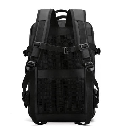 Men's Nylon Backpack Laptop Bag Multifunctional Waterproof Large Capacity Student