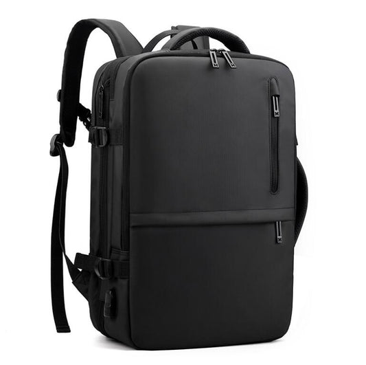 Men's Nylon Backpack Laptop Bag Multifunctional Waterproof Large Capacity Student