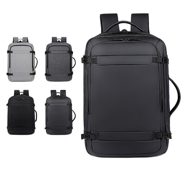 Men's Nylon Backpack Laptop Bag Large Capacity Multi-function Power USB Charging