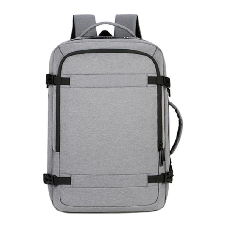 Men's Nylon Backpack Laptop Bag Large Capacity Multi-function Power USB Charging