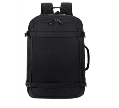 Men's Nylon Backpack Laptop Bag Large Capacity Multi-function Power USB Charging