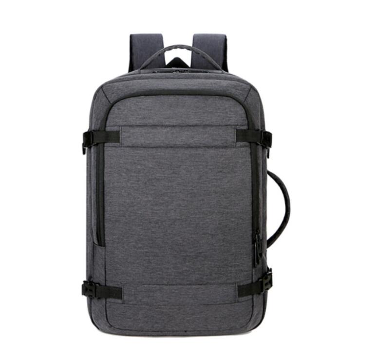 Men's Nylon Backpack Laptop Bag Large Capacity Multi-function Power USB Charging