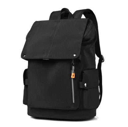 Men's Nylon Backpack Laptop Bag Fashion Trend Tooling Colors Matching Multi Pockets