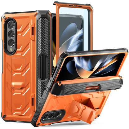 Mech King Samsung Galaxy Z Fold4 Case Rugged Mul-angele Kicktand