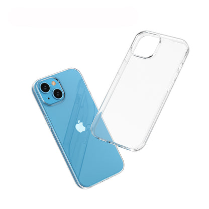 [2 Pack] Dot Clear Rubber Soft TPU Apple iPhone 15 Case Back Gel