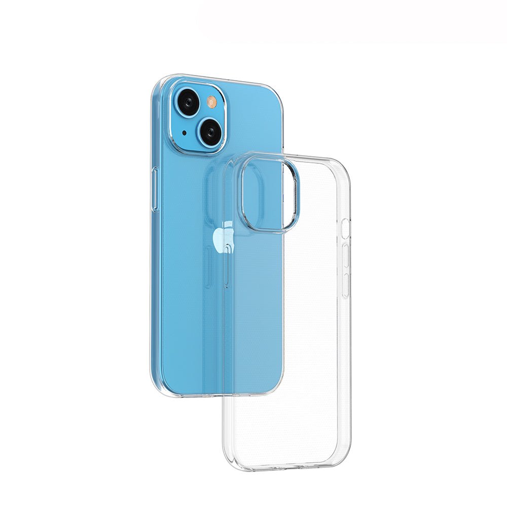 [2 Pack] Dot Clear Rubber Soft TPU Apple iPhone 15 Case Back Gel