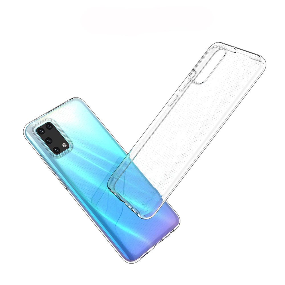 [2 Pack] Dot Clear Rubber Soft TPU Samsung Galaxy A02s Case Back Gel