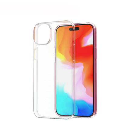 [2 Pack] Dot Clear Rubber Soft TPU Apple iPhone 15 Plus Case Back Gel