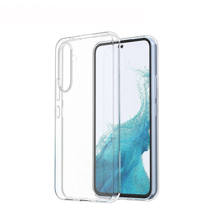 [2 Pack] Dot Clear Rubber Soft TPU Samsung Galaxy A54 Case Back Gel