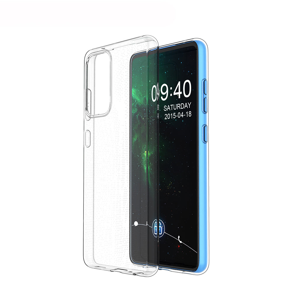 [2 Pack] Dot Clear Rubber Soft TPU Samsung Galaxy A52 Case Back Gel