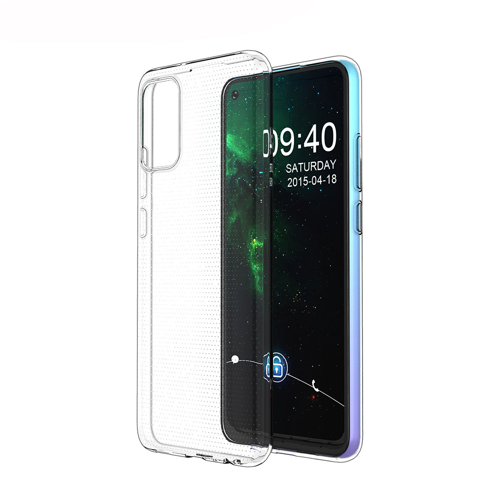 [2 Pack] Dot Clear Rubber Soft TPU Samsung Galaxy A02s Case Back Gel