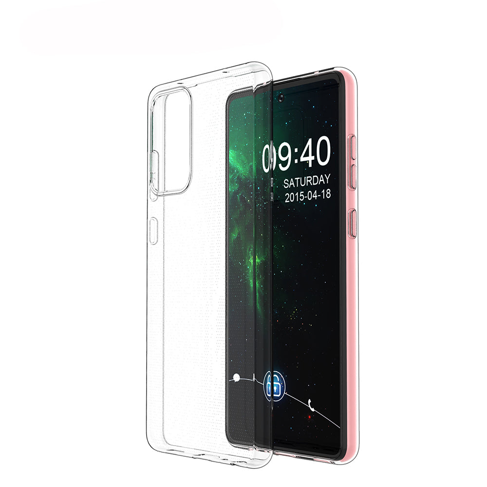 [2 Pack] Dot Clear Rubber Soft TPU Samsung Galaxy A72 Case Back Gel