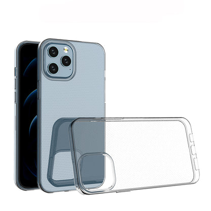 [2 Pack] Dot Clear Rubber Soft TPU iPhone 12 Pro Max Case Back Gel