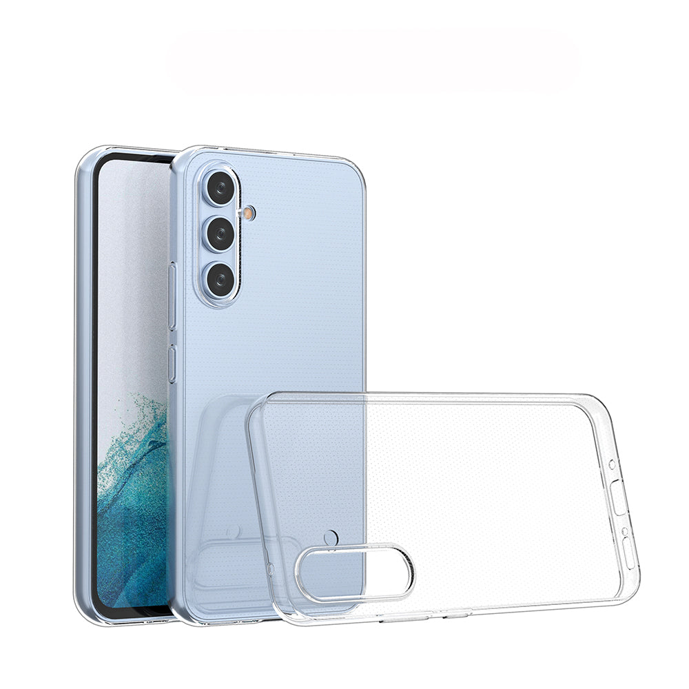 [2 Pack] Dot Clear Rubber Soft TPU Samsung Galaxy A54 Case Back Gel