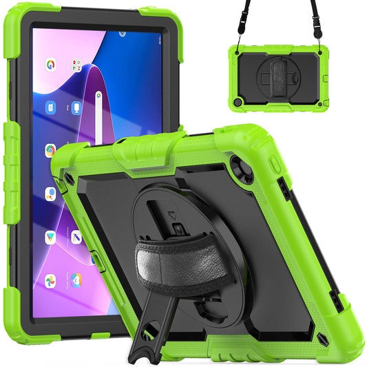 Tough Strap Built-in Screen Protector Lenovo Tab M10 Plus (2022) Case Multi-functional