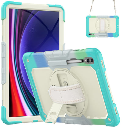 Tough Strap Built-in Screen Protector Galaxy Tab S8 Ultra Case Multi-functional