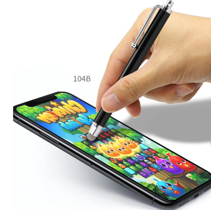 Removable Cloth Tip Touch Pen Aluminum Universal Stylus IOS Android