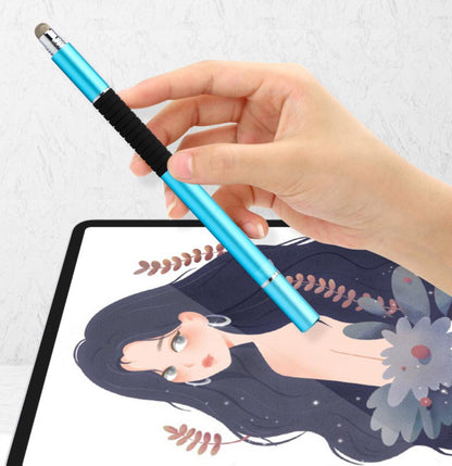 Conductive Cloth Tip Dual Suction Disc with Writing Refill Drawinging Touch Pen Stylus