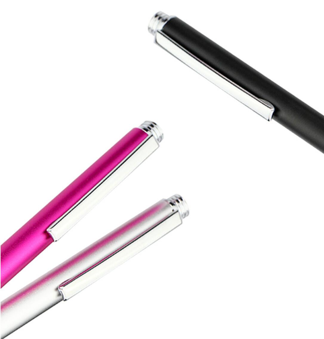 Disc Handwriting Pen Transparent Sucker Tip Interchangeable with Clip