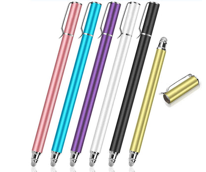 Universal Dual Cloth Tip Touch Pen Capacitive Painting Drawing Stylus with Clip