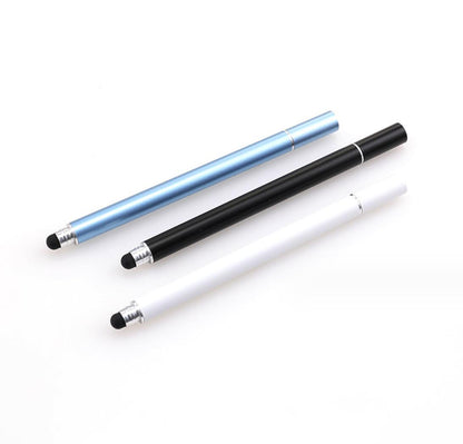 Universal Aluminum Touch Pen Rubber Tip Dual Disc Drawing Stylus