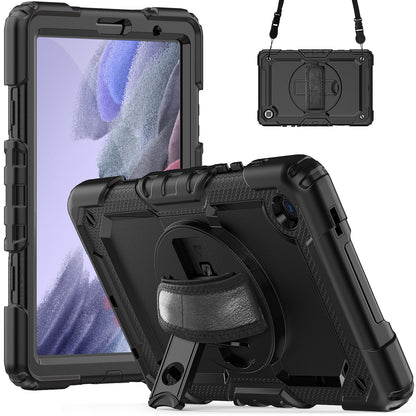 Tough Strap Built-in Screen Protector Galaxy Tab A7 Lite Case Multi-functional