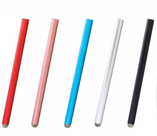 Silver Fiber Cloth Tip Handwriting Pen Android iOS Integrated Touch Screen Stylus