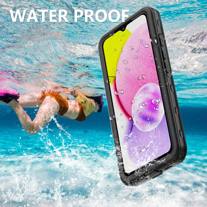 Burst Slim Swimming Waterproof Samsung Galaxy A34 Case Clear