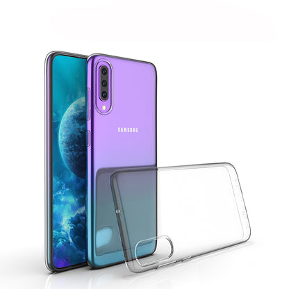 [2 Pack] Dot Clear Rubber Soft TPU Samsung Galaxy A70 Case Back Gel