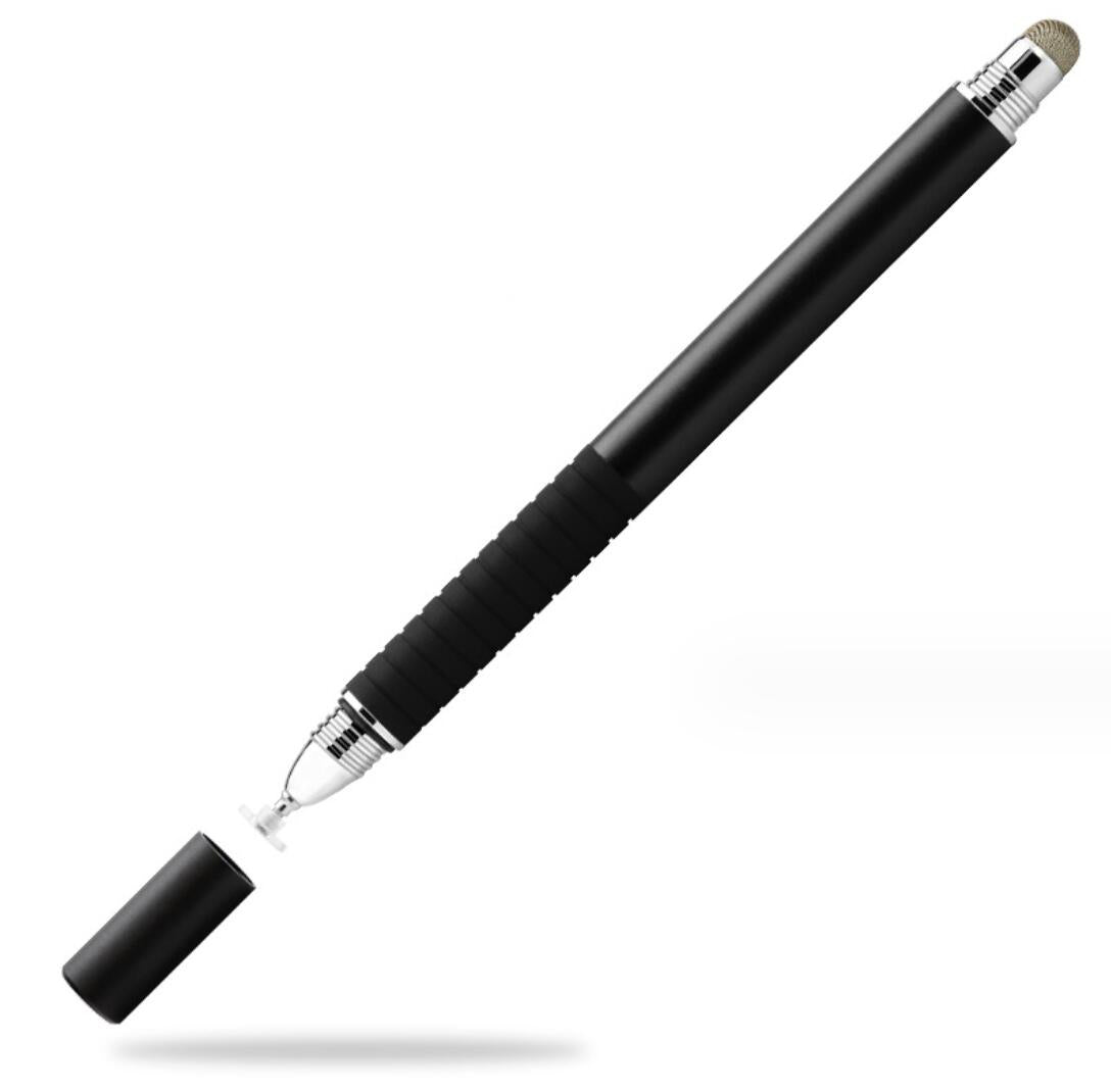 Stylus Cloth Tip Dual Suction Dics 2-in-1 Multi-functional Handwriting Touch Pen