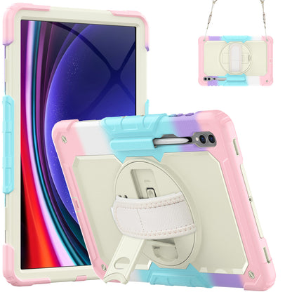 Tough Strap Built-in Screen Protector Galaxy Tab S9 Ultra Case Multi-functional