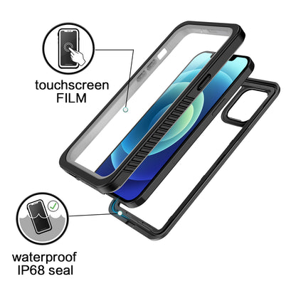 Twill Swimming IP68 Waterproof Apple iPhone 12 Pro Case Bumper Combo