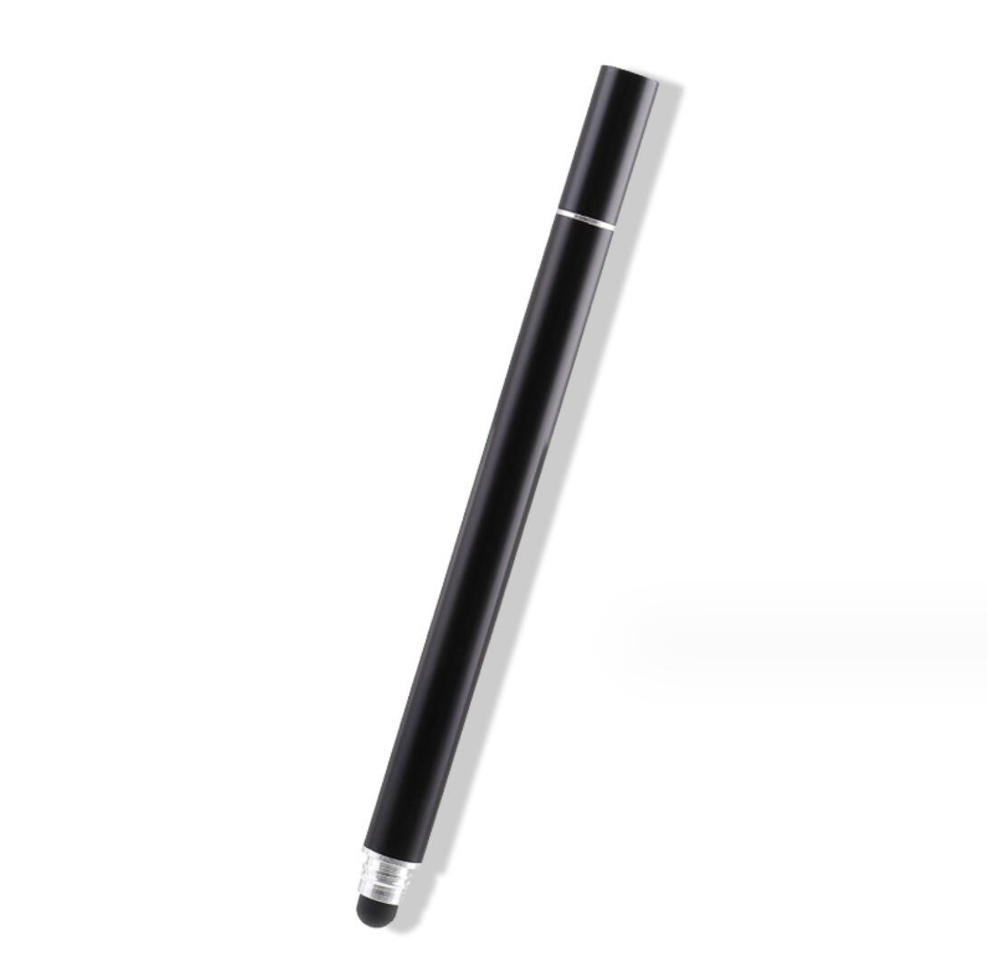 Universal Aluminum Touch Pen Rubber Tip Dual Disc Drawing Stylus