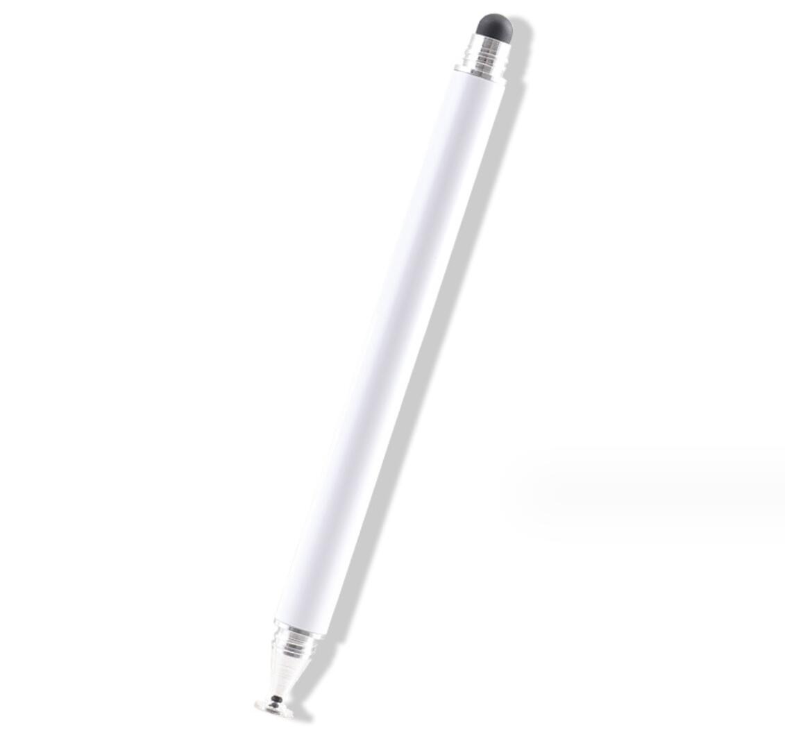 Universal Aluminum Touch Pen Rubber Tip Dual Disc Drawing Stylus