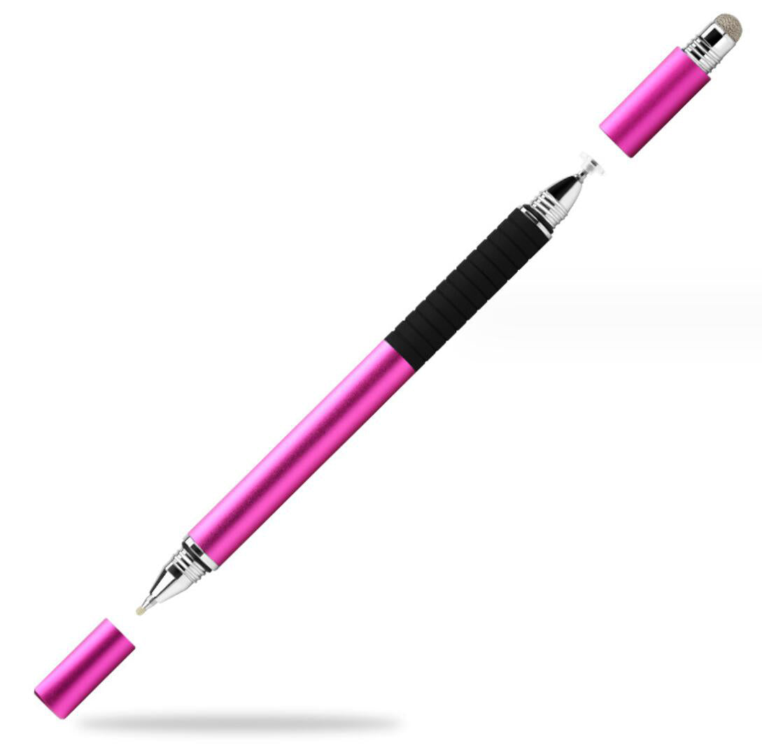 Conductive Cloth Tip Dual Suction Disc with Writing Refill Drawinging Touch Pen Stylus