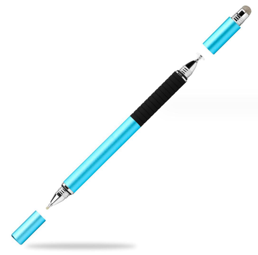 Conductive Cloth Tip Dual Suction Disc with Writing Refill Drawinging Touch Pen Stylus